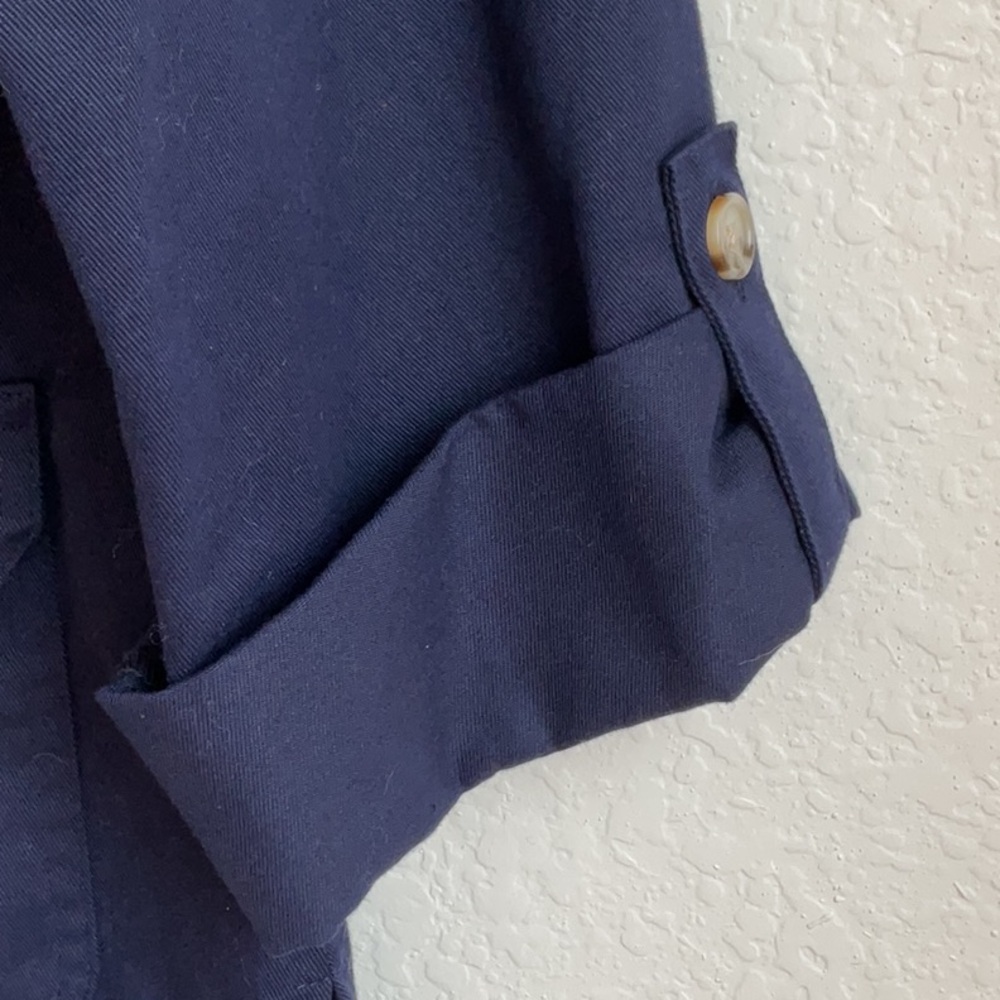 The Tog Shop Navy Button-Up Jacket M - Picture 3 of 5